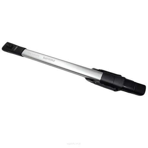Oryginalna, fabrycznie nowa rura do odkurzacza FC6901 PHILIPS SpeedPro Max Aqua. Rura odkurzacza posiada 72 cm długości i jest w kolorze srebrnym z czarnymi elementami. Produkt jest bardzo dobrej jakości, wytrzymały i prosty w wymianie.