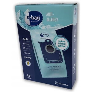 4x Worki Electrolux E206S S-Bag Clinic Anti-Allergy Antyalergiczne