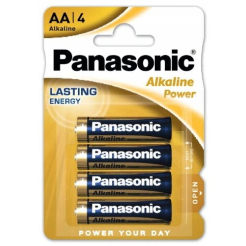 Baterie Panasonic alkaiczne Power LR6/AA 1.5V 4 sztuki