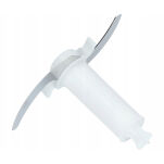 Ostrze tnące stanowi część wyposażenia rozdrabniacza w blenderze ręcznym. Bez trudu radzi sobie z przetwarzaniem nawet twardszych składników. Dzięki niemu możliwe jest kruszenie, siekanie oraz ubijanie różnych produktów. Element został wykonany z wytrzymałych, wysokiej jakości materiałów, co zapewnia jego długą żywotność.