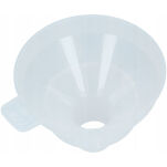 Montaż nowego wlewu jest prosty i nie wymaga specjalistycznych umiejętności. Element instaluje się bezpośrednio w pojemniku na sól. Lejek wykonany jest z trwałego tworzywa sztucznego, odpornego na działanie wilgoci i środków czyszczących.