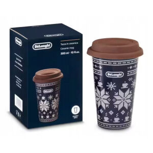 Kubek ceramiczny termiczny DeLonghi DLSC076 300ml Motyw Zimowy